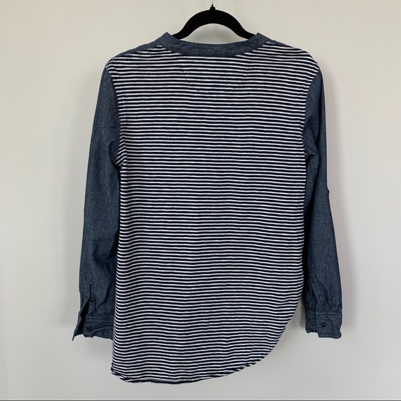 Sperry Half Button Jean and Striped Top Size S - Picture 6 of 8